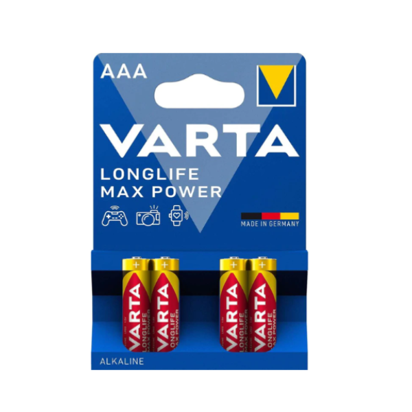 Μπαταρία AAA Max Power 4Τεμ. VARTA